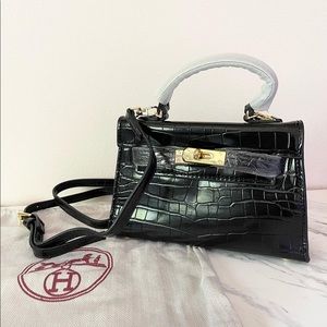black crossbody birkin